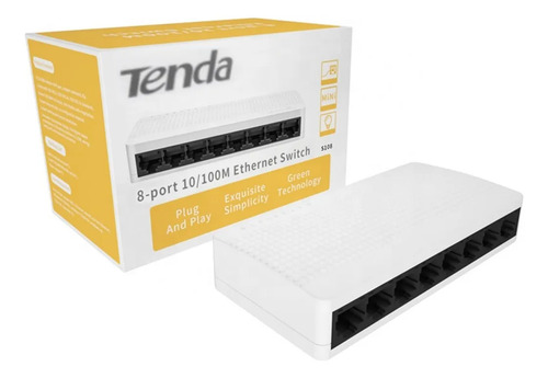Switch No Administrable 8 Puertos 10/100 Tenda