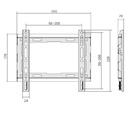 Soporte TV Fijo 43'' 45kg