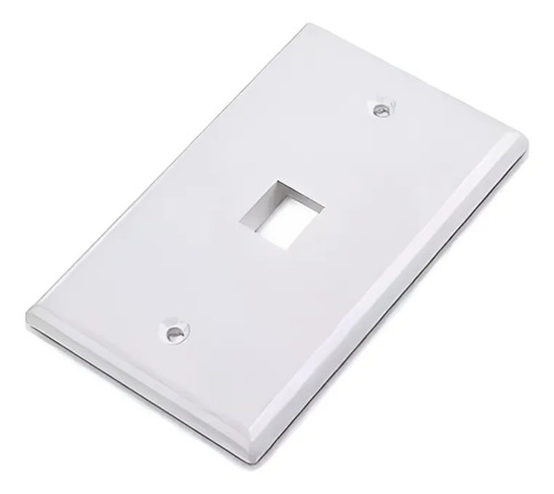 Plaqueta RJ45 NRG+ 1 puerto blanca