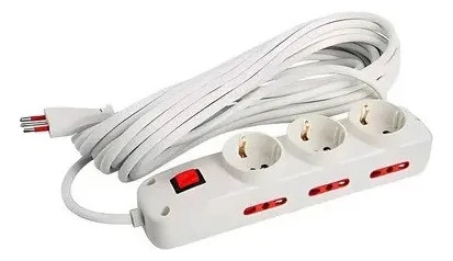 Alargue 10 Mts 3xSchuko