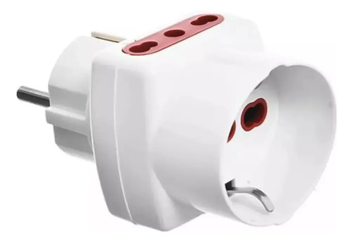 Adaptador Schuko + 2X3L a Schuko Conatel