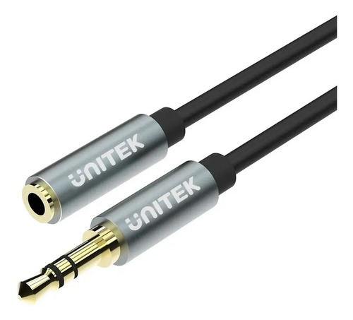 Cable AUX audio Unitek 3.5mm macho/hembra 1m