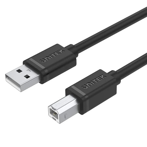 Cable USB-A a USB-B 1m Unitek