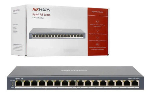 Conmutador PoE 16 Puertos Gigabit