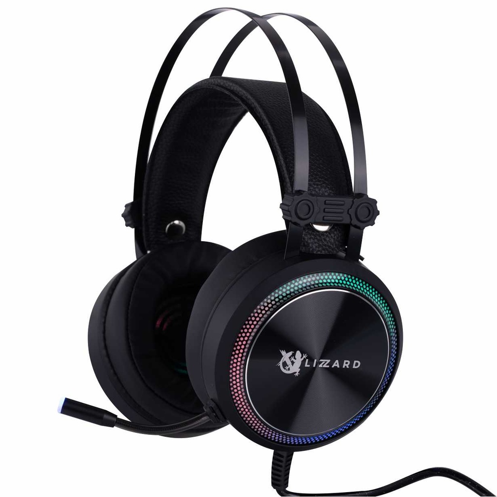 [XZZ-HP-03] Auriculares X-Lizzard Gamer RGB c/micrófono