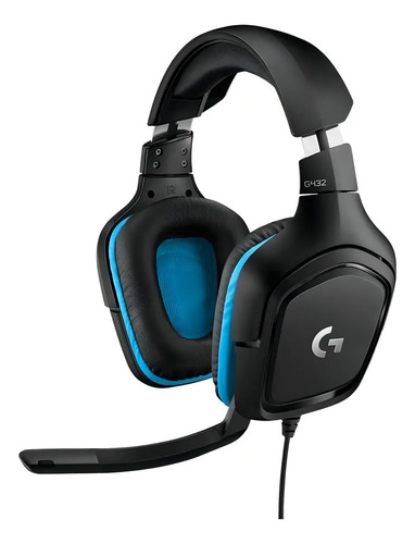 Audifono gamer Logitech G432 7.1 Surround c/microfono