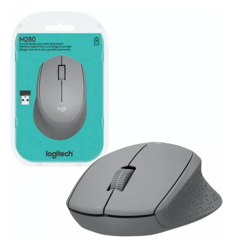 Ratón Inalámbrico Logitech M280 Gris