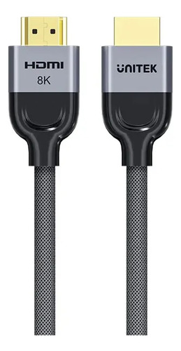 Cable HDMI 2.1 Unitek 8K trenzado 1m