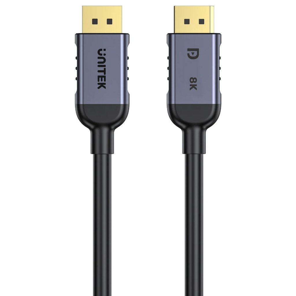 [C1628GY] Cable Unitek DisplayPort 1.4 8K Pure Copper 1m