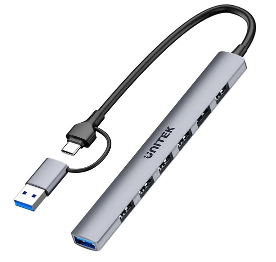 [H1209AGY] HUB USB-C Unitek 7 en 1