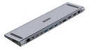 Hub USB-C Unitek Con Triple Salida 4K Y Carga De 100W