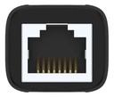 Cupla RJ-45 Unitek negro