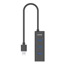 HUB USB-A 3.0 Unitek 4 en 1 5Gbps