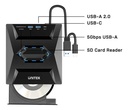 Unidad Óptica Externa Con USB 5Gbps Y Lector SD
