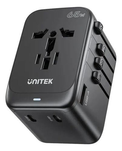 Cargador de Pared USB-C PD + USB-A QC 3.0 65W 4 Dispositivos Unitek