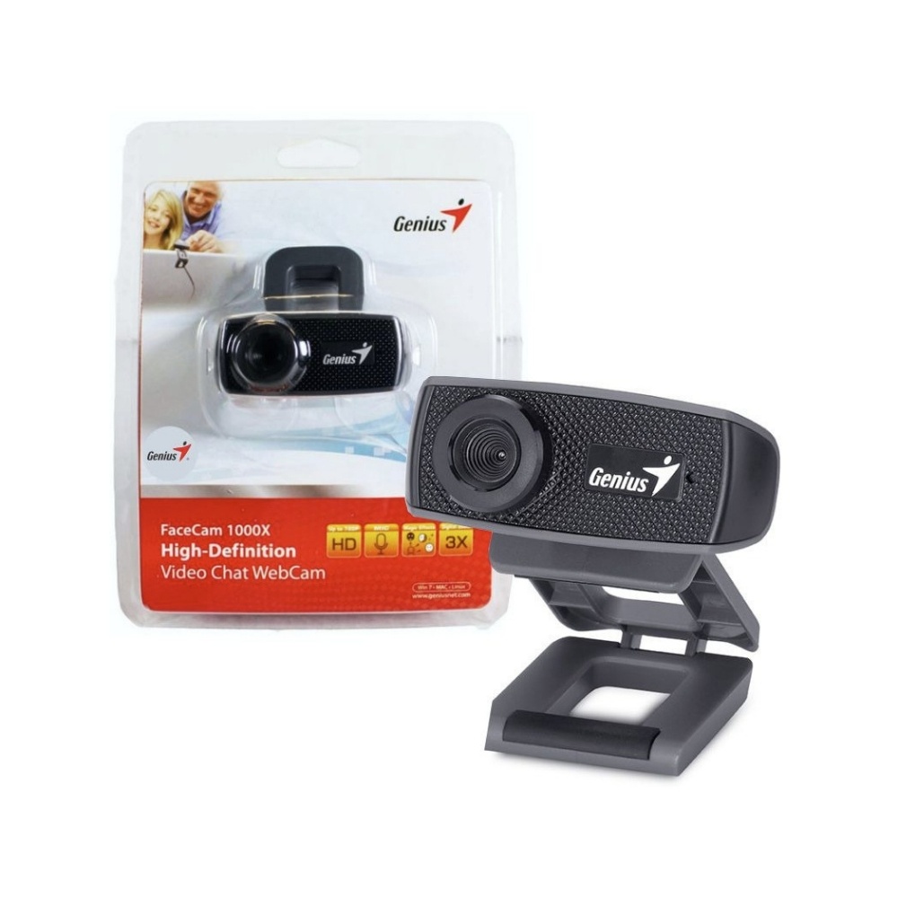 [Facecam 1000X] Webcam Genius HD c/microfono USB