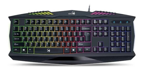Teclado Gaming Retroiluminación 7 Colores
