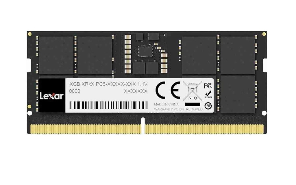 Memoria Lexar DDR5 16GB 5600Mhz sodimm
