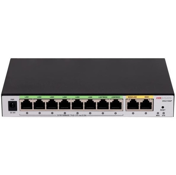 Router Hikvision All in One 10 puertos PoE