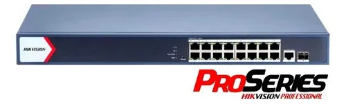 Switch De Red Gigabit PoE Hikvision 16 Puertos