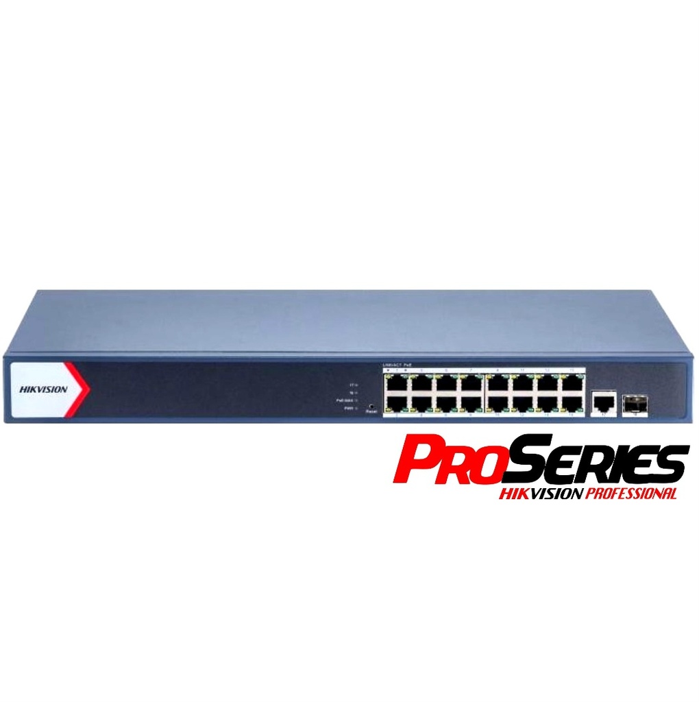 Switch PoE Pro 16 Puertos Gigabit
