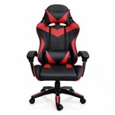 Silla Gamer ergonómica con masajes negra y roja