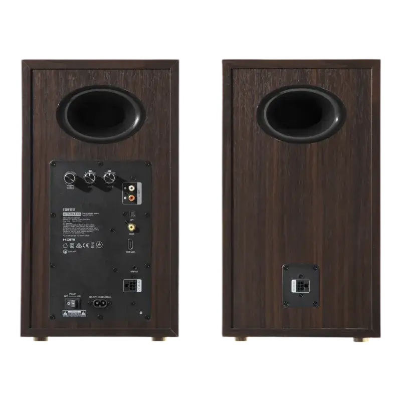 Parlantes Edifier 2.0 R2750DB MKII bluetooth nogal