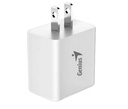 Cargador Genius PD-20AC 20W blanco