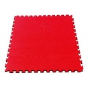 Piso Tatami Randers negro/rojo 1m x 1m x 2cm (1 unidad)