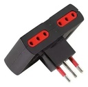 Adaptador 4x3L a Ficha 3L Negro