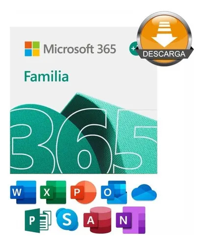 Licencia Microsoft 365 Family 1 Año Esd Microsoft