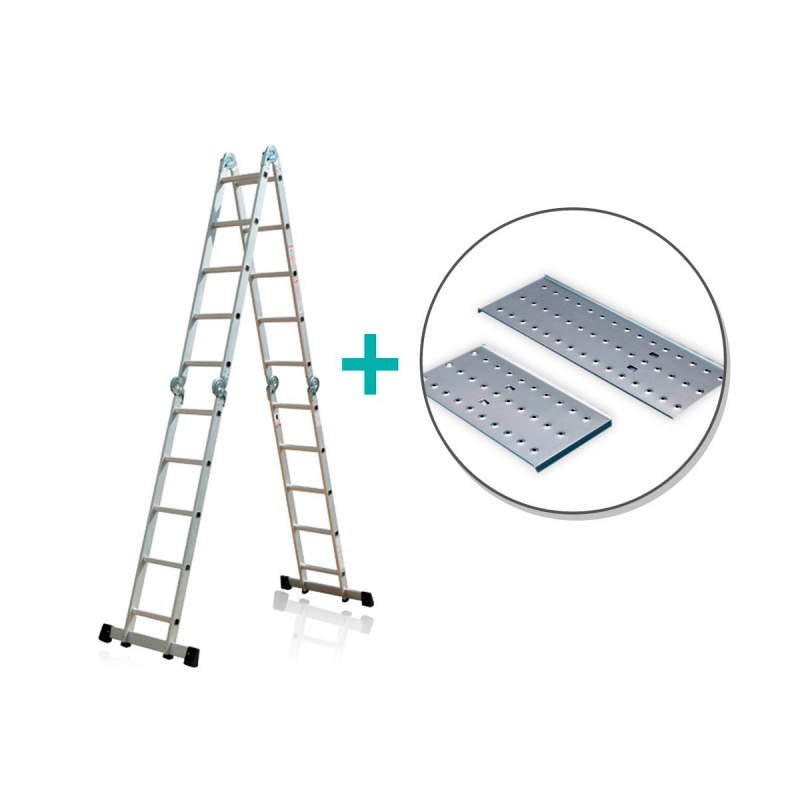 Escalera andamio 20 escalones + chapones