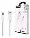 Cable USB-A A Microusb 2.1A Inkax 1m