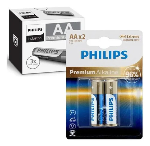 Pilas Aa Ultra Alcalinas Philips Pack De 24
