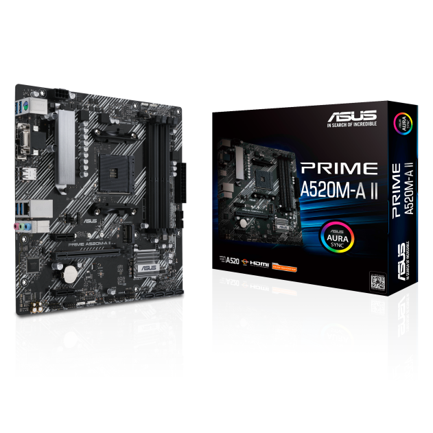 Placa Madre Asus Prime A520m-A Am4
