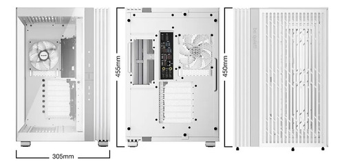 Gabinete Be Quiet Iluminación LED Argb Ventiladores 140mm Pwm