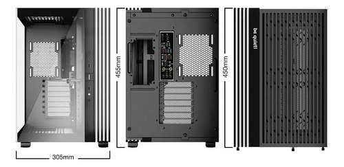 Gabinete Para PC Espacioso Con Panel Acristalado Iluminación LED Argb
