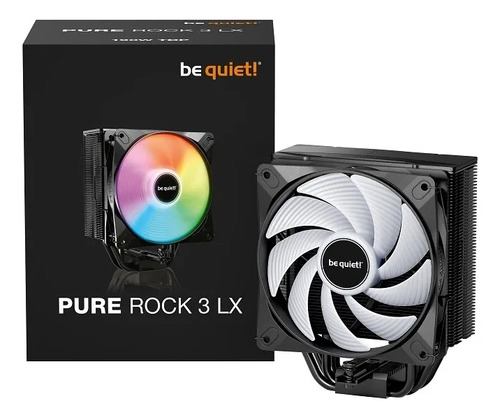 Disipador CPU Pure Rock 3 LX AM5/AM4 4x6mm HDT 120mm PWM ARGB