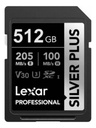 Memoria SDXC Lexar Pro 512GB Silver Plus