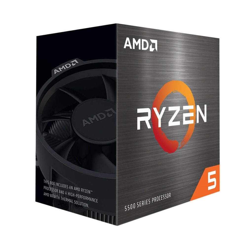 Procesador AMD Ryzen 5 5500 Box 3.6Ghz AM4