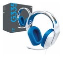 Audífonos G335 blancos gamer