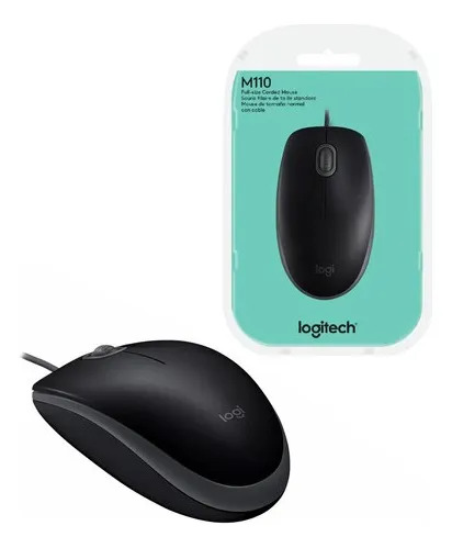 Ratón Cableado Logitech M110 Silent