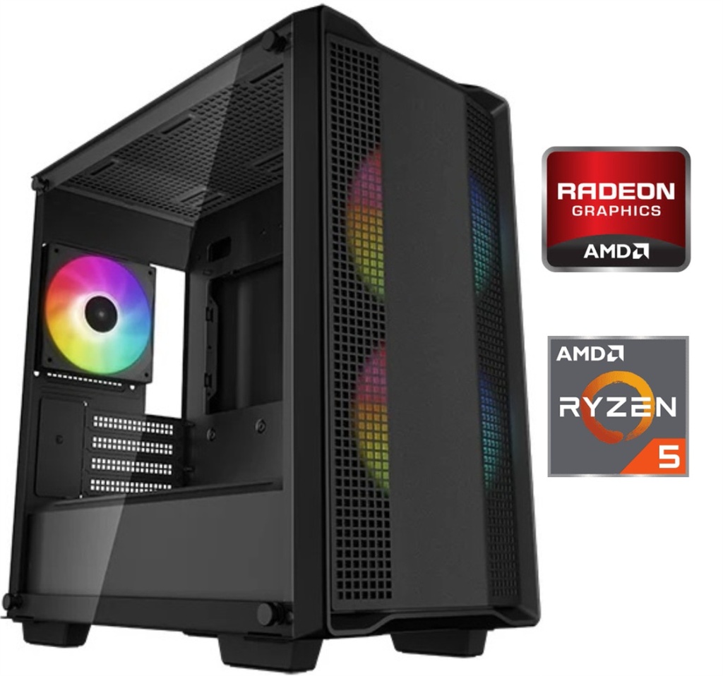 Equipo Gamer Ryzen 5 3400G, 16GB, 500GB NVMe, Gráficos Radeon