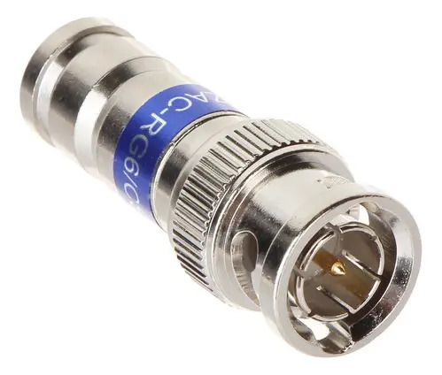 20 Conectores de Compresión BNC para RG-6 SZ