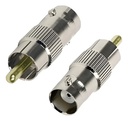 Adaptadores BNC Hembra a RCA Macho