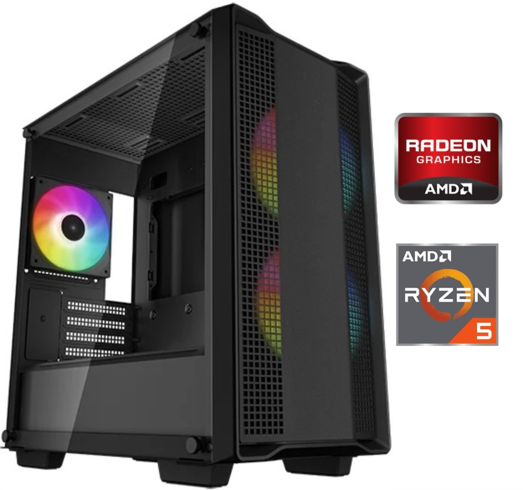 Equipo Gamer Ryzen 5 4500, 16GB, SSD 480GB, RX 580 8GB