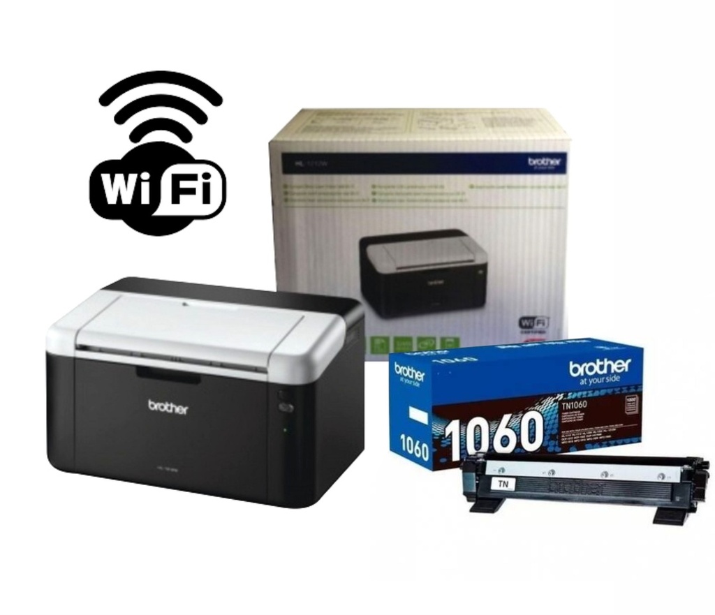 Impresora Laser Brother HL-1212 Wifi + Toner original