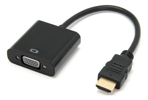 Adaptador HDMI (m) a VGA (h) con cable de audio 3.5mm