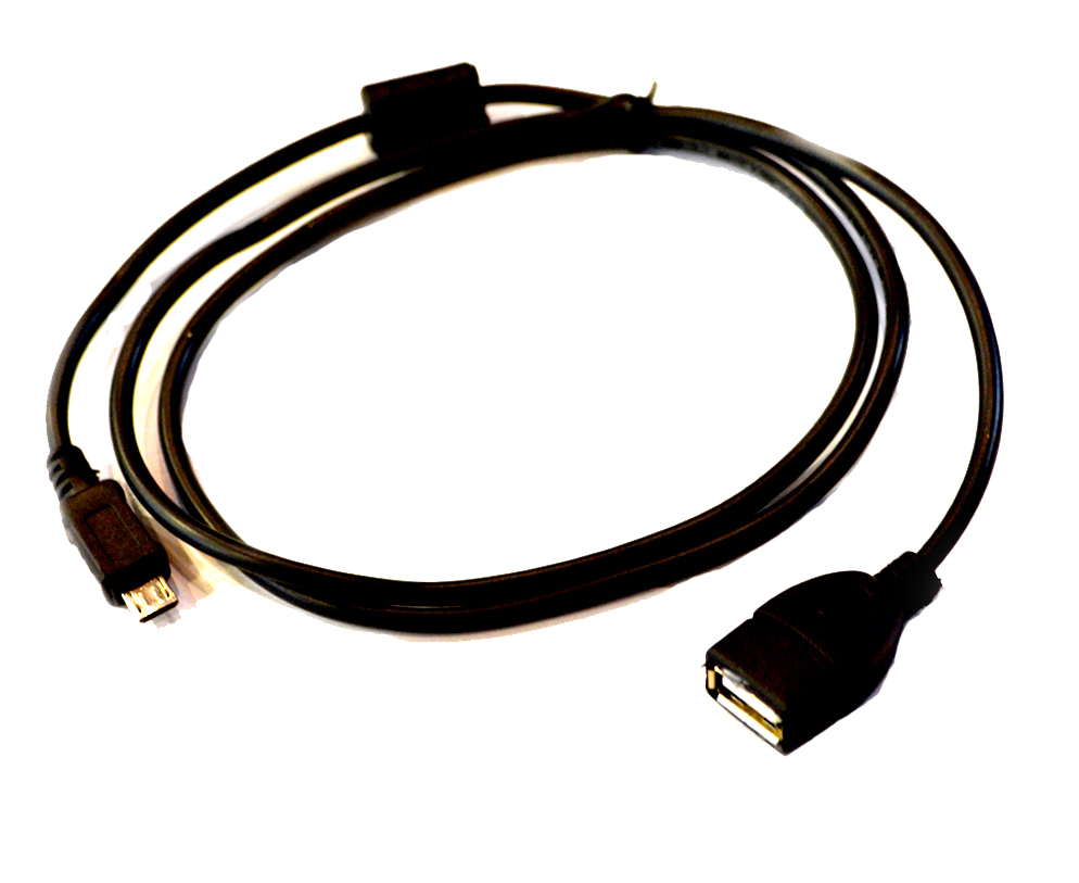 Cable MicroUSB macho a USB hembra