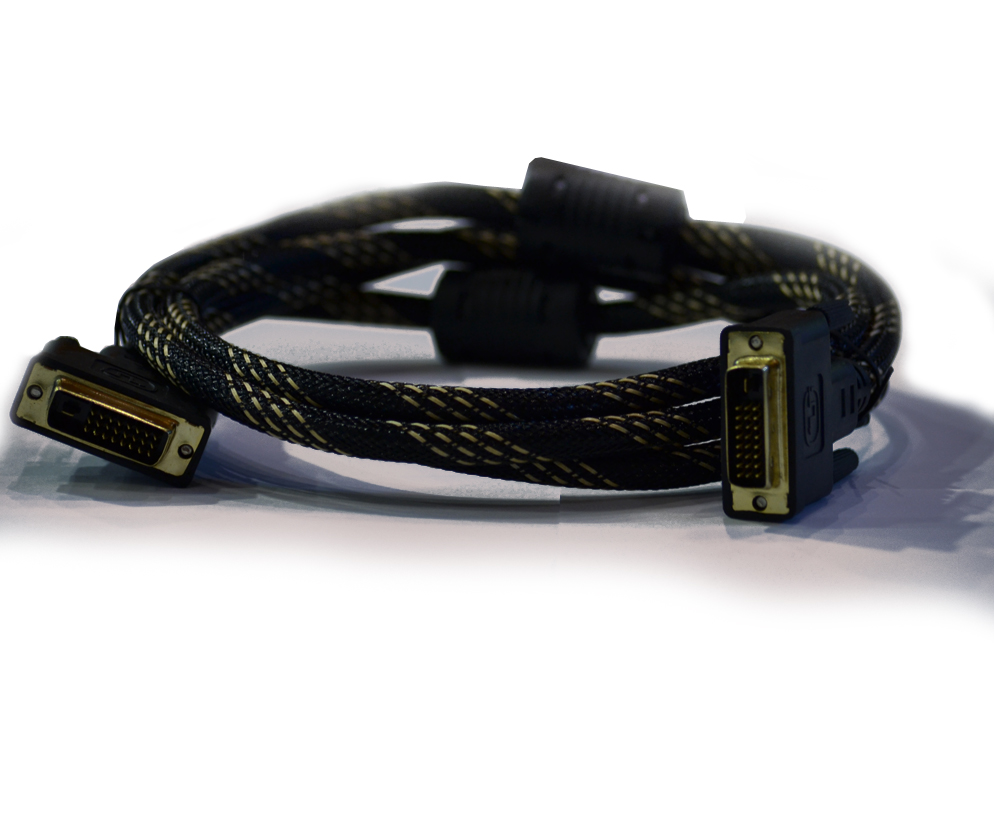 Cable DVI 24 pin macho macho 1.8m